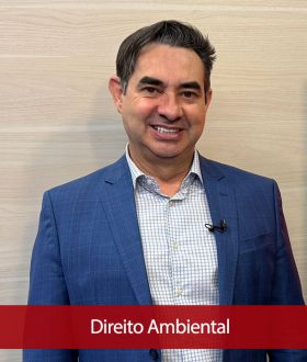 Símbolos da Justiça em composição sobre direito ambiental e sustentabilidade